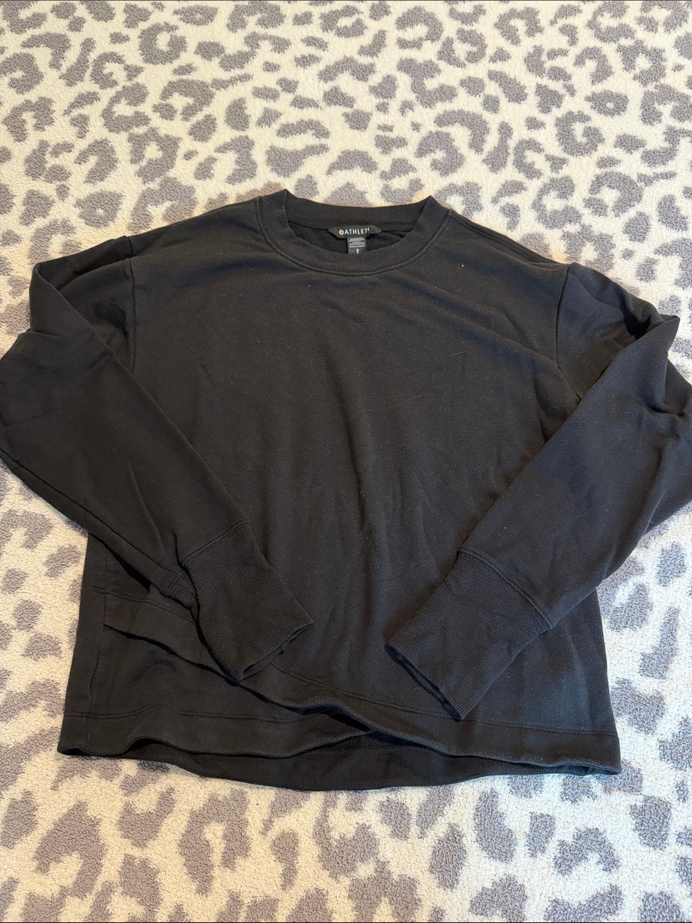 Athleta Black Crewneck Sweatshirt
